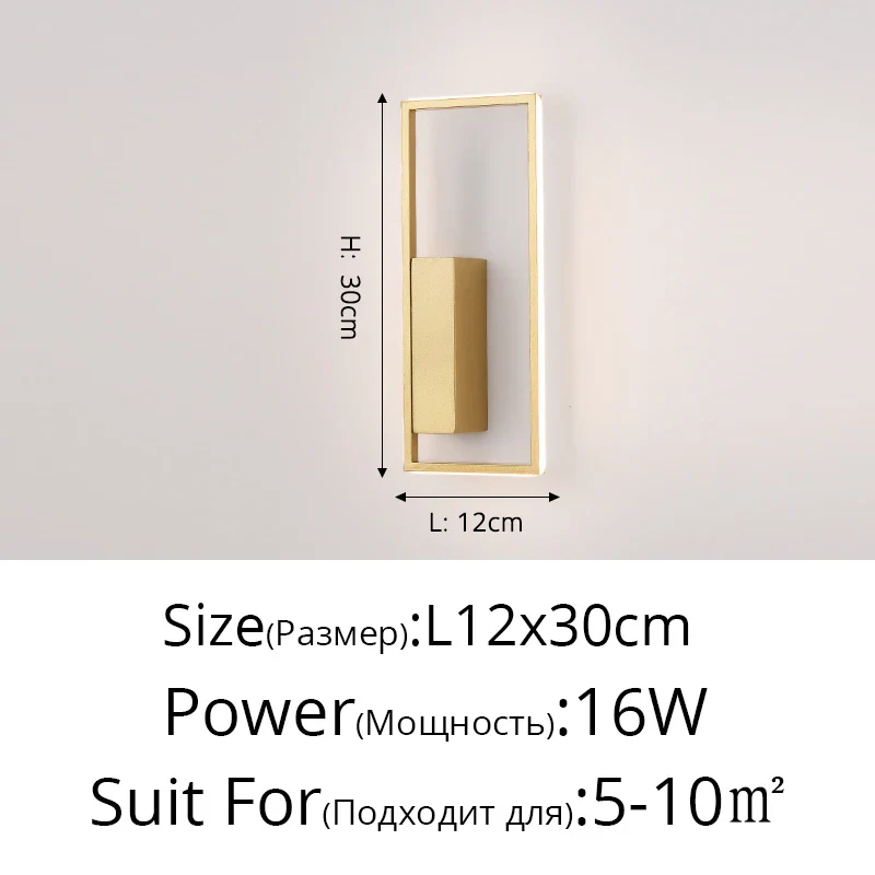 applique murale led minimaliste et moderne éclairage créatif - Image 15