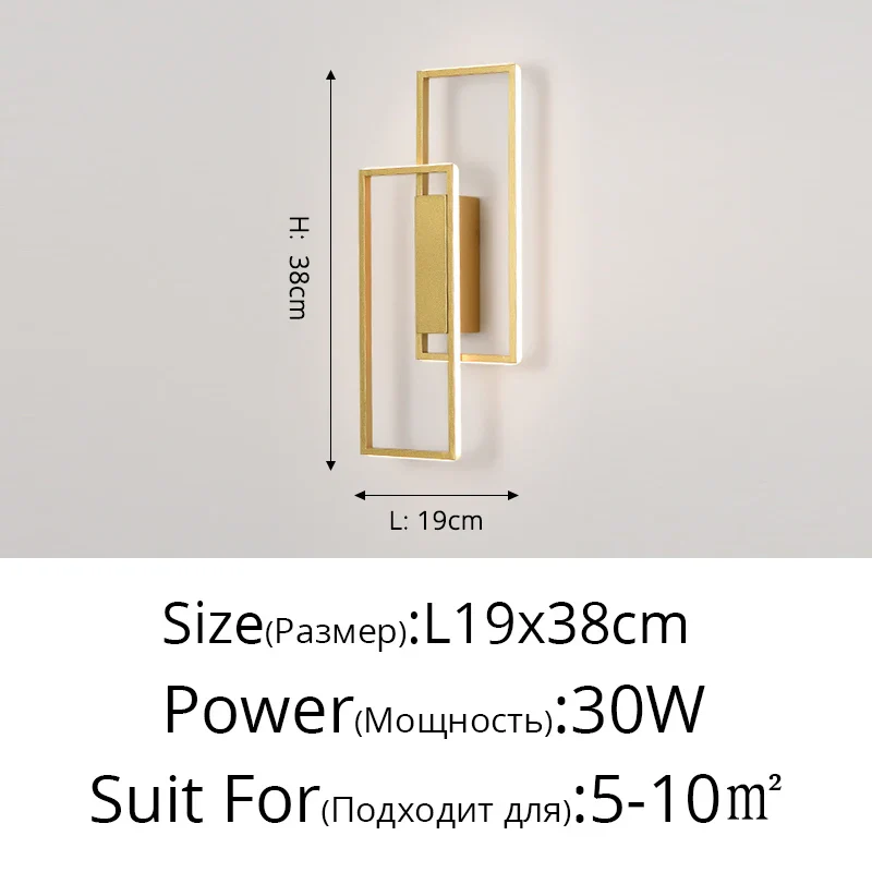 applique murale led minimaliste et moderne éclairage créatif - Image 19