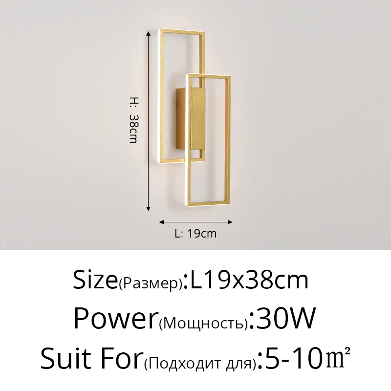 applique murale led minimaliste et moderne éclairage créatif - Image 20