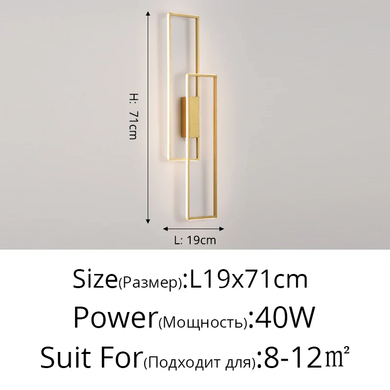 applique murale led minimaliste et moderne éclairage créatif - Image 22