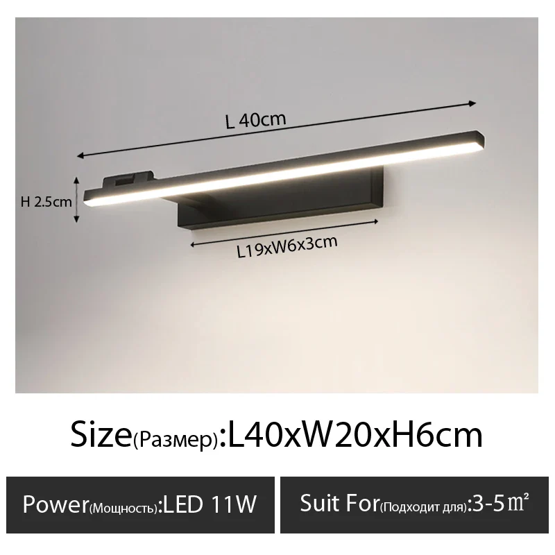 Applique murale LED moderne AC90-260V - Image 11