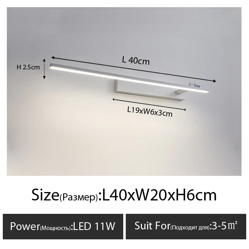 Applique murale LED moderne AC90-260V - Image 15