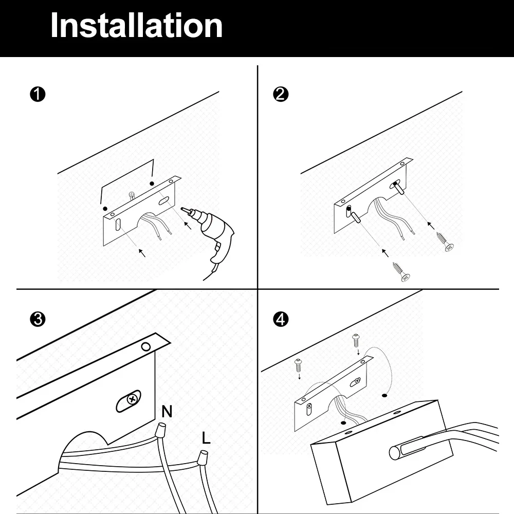 Applique murale LED moderne AC90-260V - Image 6