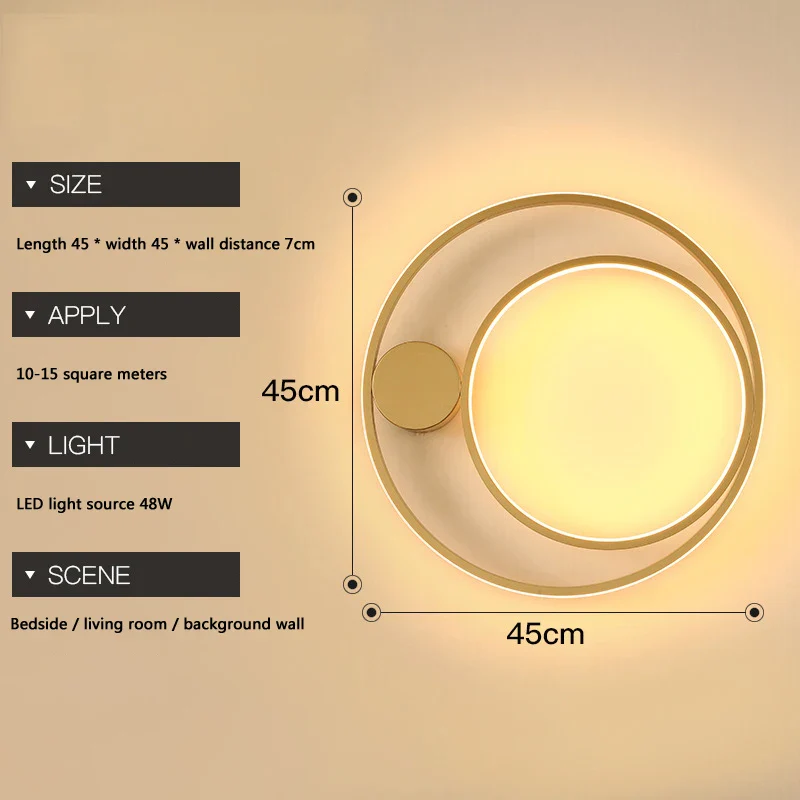 applique murale led moderne décorative pour intérieur - Image 8