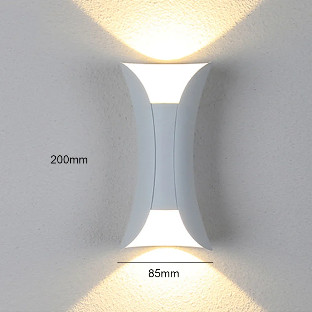 applique murale led moderne en aluminium étanche pour décoration extérieure - Image 8