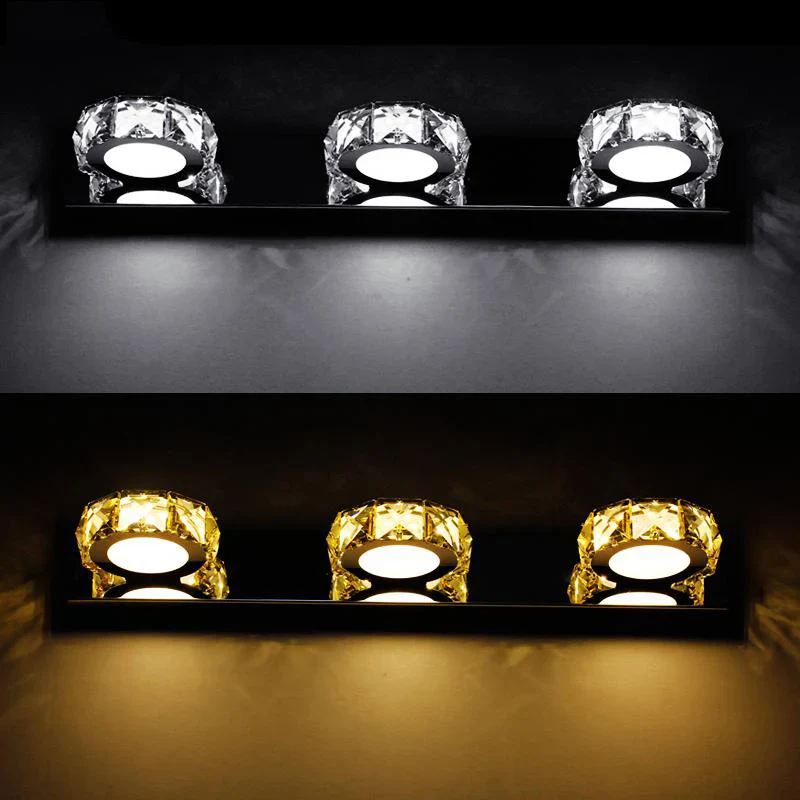 applique murale led moderne en cristal étanche avec pilote ic - Image 6