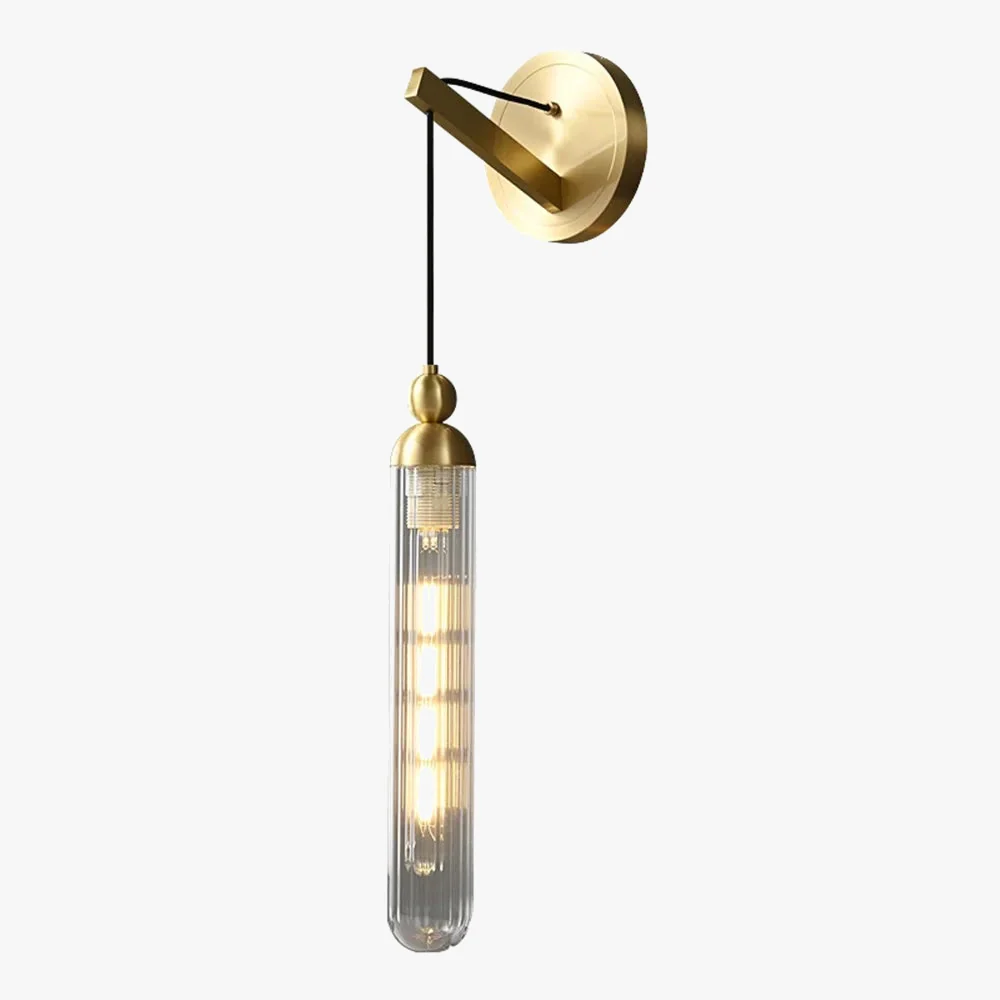 applique murale led moderne en cuivre et verre décoratif - Image 5
