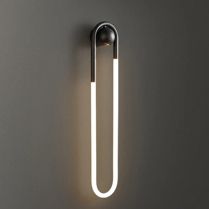 applique murale led moderne forme ellipse pour décoration intérieure