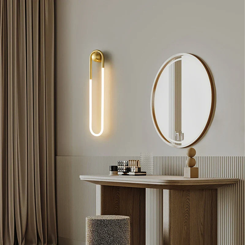 applique murale led moderne forme ellipse pour décoration intérieure - Image 4
