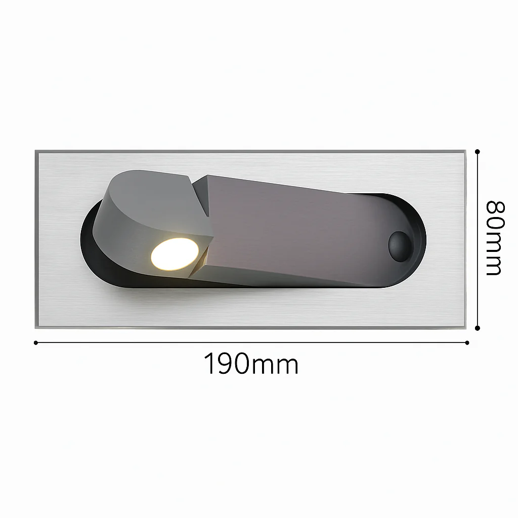 applique murale led moderne pliable pour lecture ajustable - Image 10