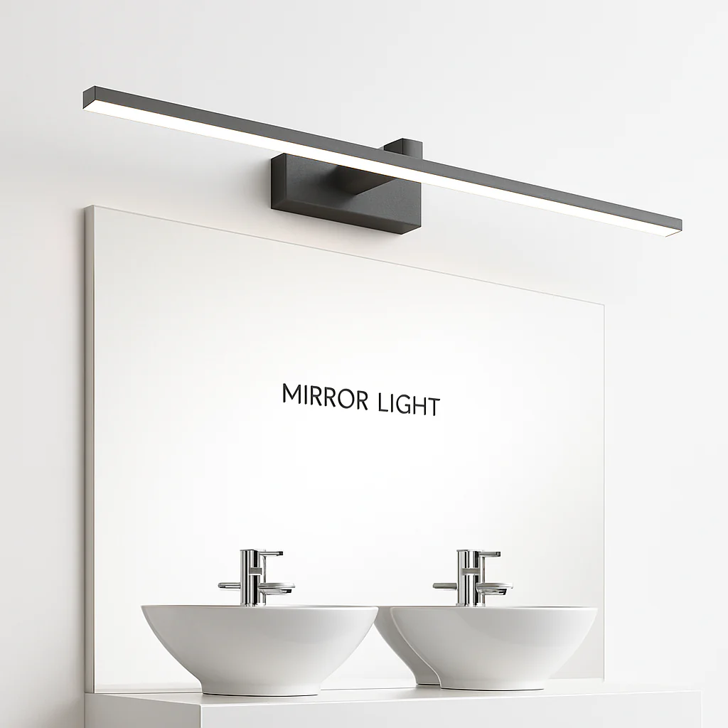 applique murale led moderne trois couleurs éclairage aluminium pour maquillage - Image 3