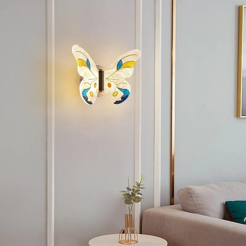 applique murale LED papillon pour chambre d'enfant décoration murale - Image 4