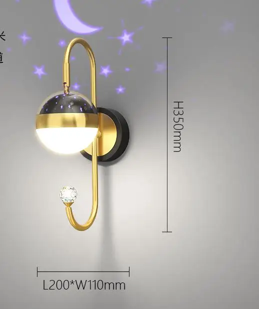 applique murale led pour enfants étoile luxe éclairage intérieur - Image 8