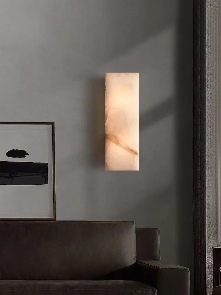 applique murale led rétro en marbre étanche pour extérieur - Image 2