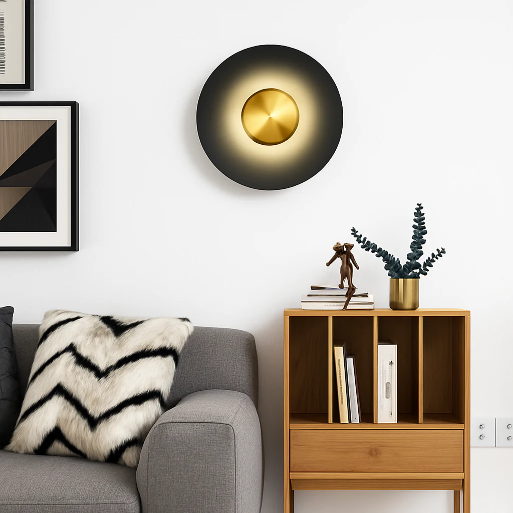 applique murale led ronde moderne pour décoration intérieure éclairage élégant - Image 4
