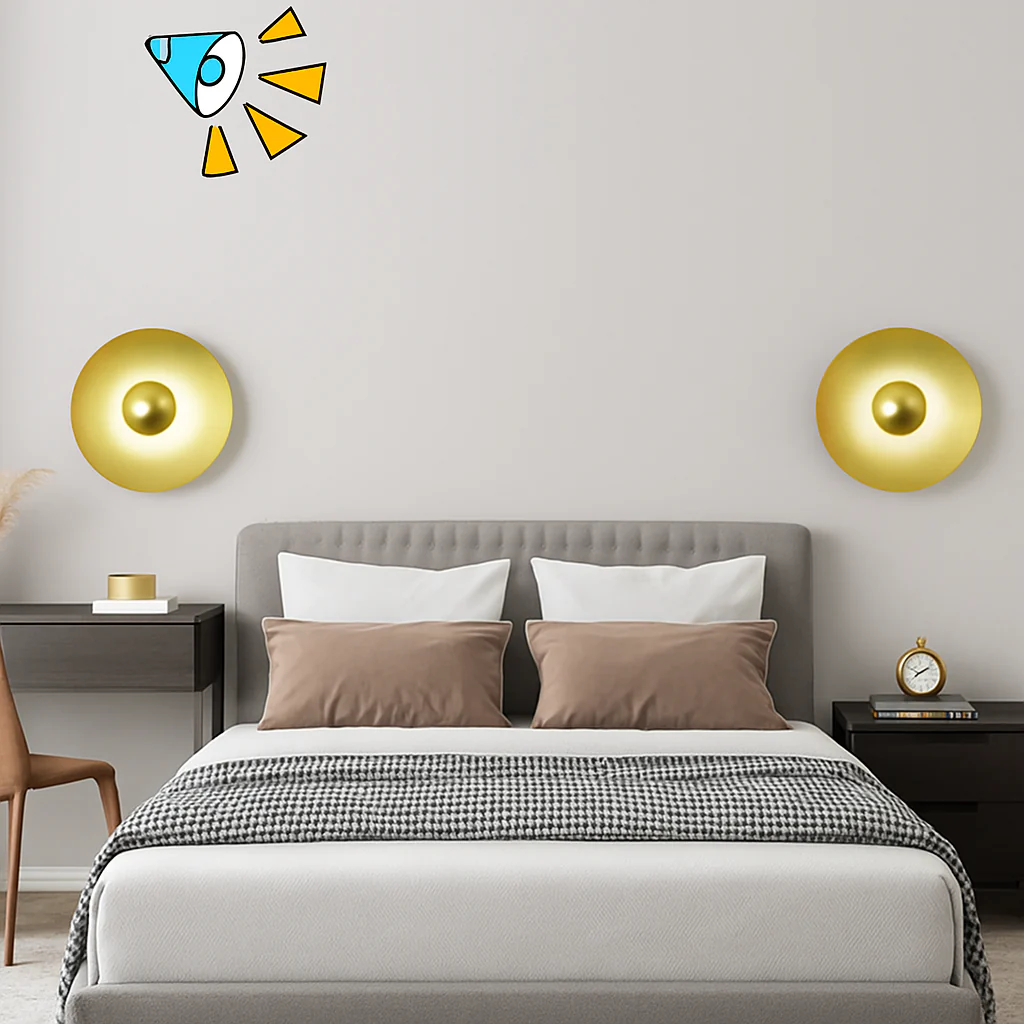 applique murale led ronde moderne pour décoration intérieure éclairage élégant - Image 6