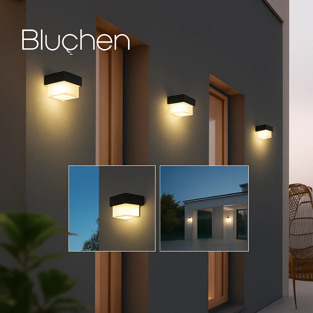 applique murale led solaire moderne étanche pour extérieur jardin - Image 4