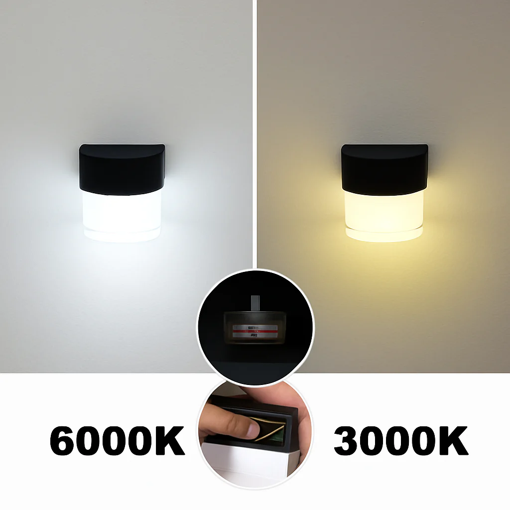 applique murale led solaire moderne étanche pour extérieur jardin - Image 7