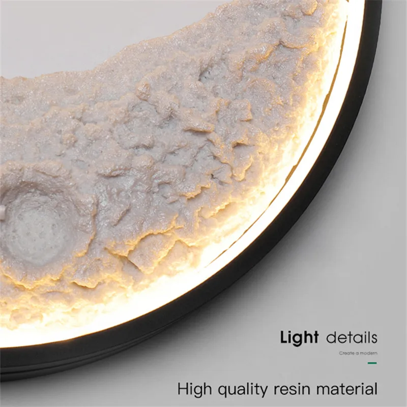 applique murale lune à led avec intensité variable décorative - Image 6