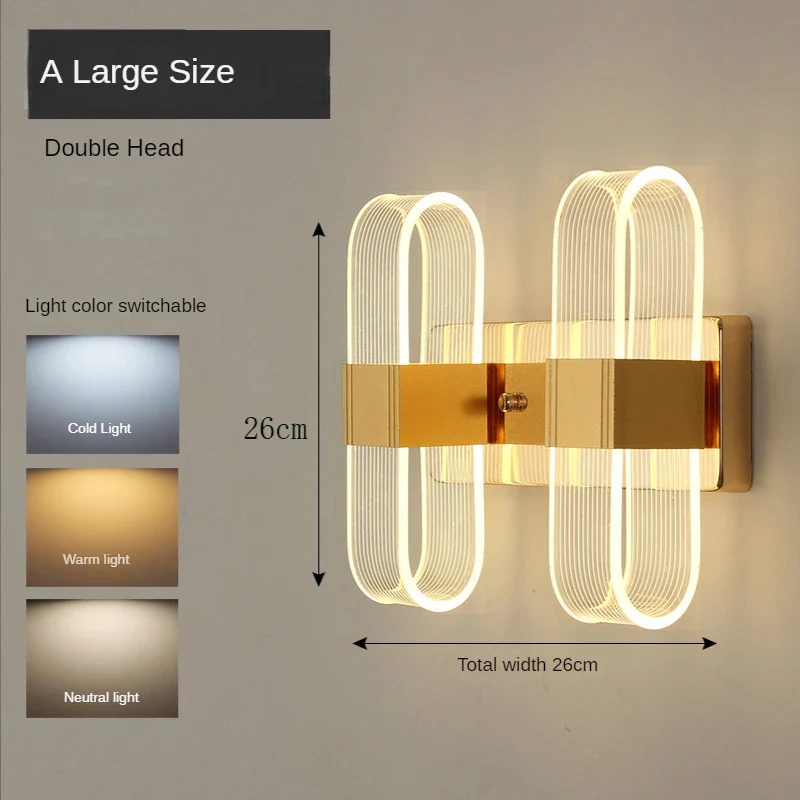 applique murale moderne en acrylique pour décoration intérieure à led - Image 9