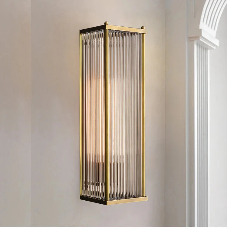 applique murale moderne en cristal doré argenté à led décorative - Image 3