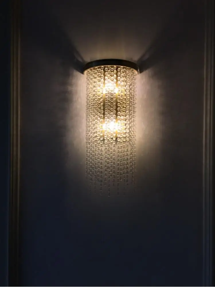 applique murale moderne en cristal doré pour intérieur élégant - Image 6
