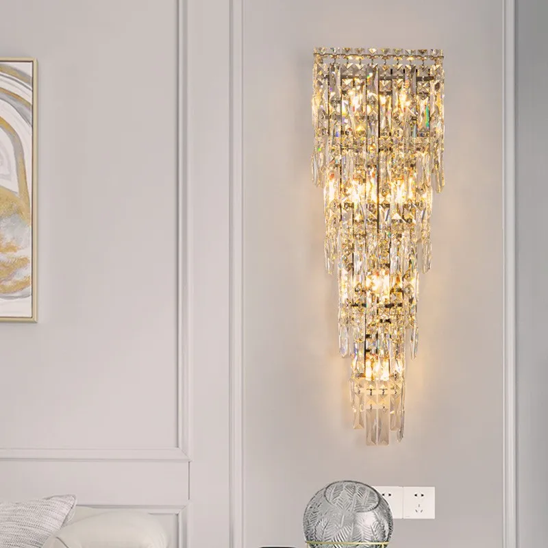 applique murale moderne en cristal pour éclairage intérieur - Image 3