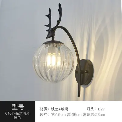 applique murale moderne en fer et verre pour décoration intérieure - Image 11
