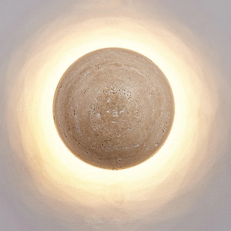 applique murale moderne en pierre calcaire pour décoration intérieure lumineuse - Image 3