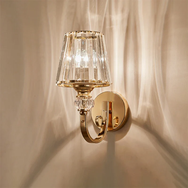 applique murale moderne en verre design nordique élégant pour décoration intérieure