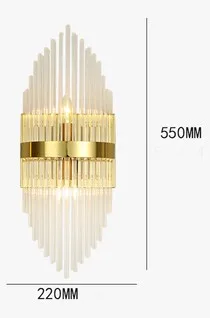 applique murale moderne led en cristal design élégant pour intérieur - Image 12