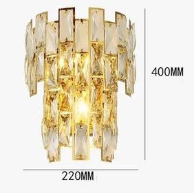 applique murale moderne led en cristal design élégant pour intérieur - Image 13