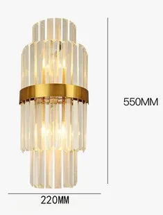 applique murale moderne led en cristal design élégant pour intérieur - Image 16