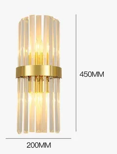 applique murale moderne led en cristal design élégant pour intérieur - Image 17