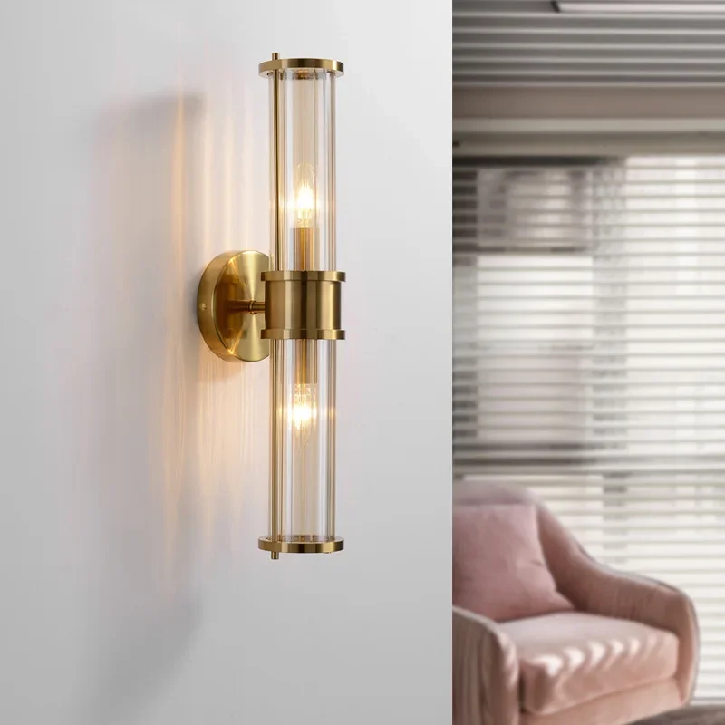 applique murale moderne luxe en cristal doré à led - Image 6