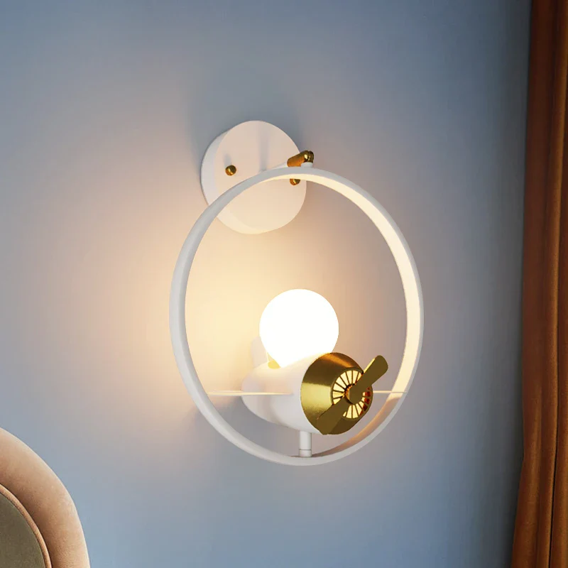 applique murale moderne pour chambre d'enfant avec lumière led décorative - Image 2