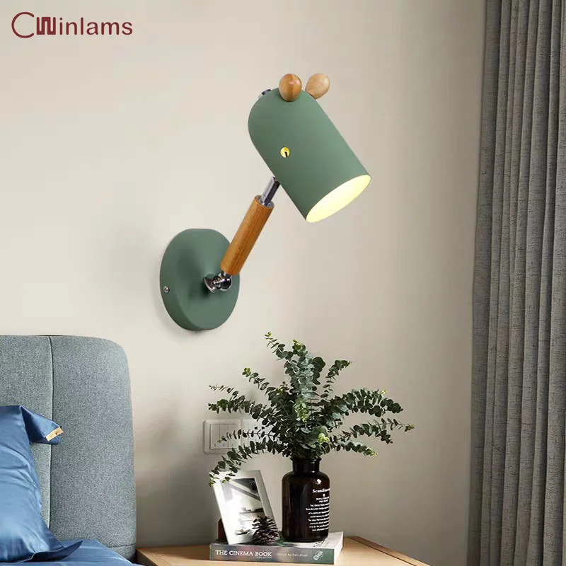 applique murale moderne pour chambre d'enfants style dessin animé