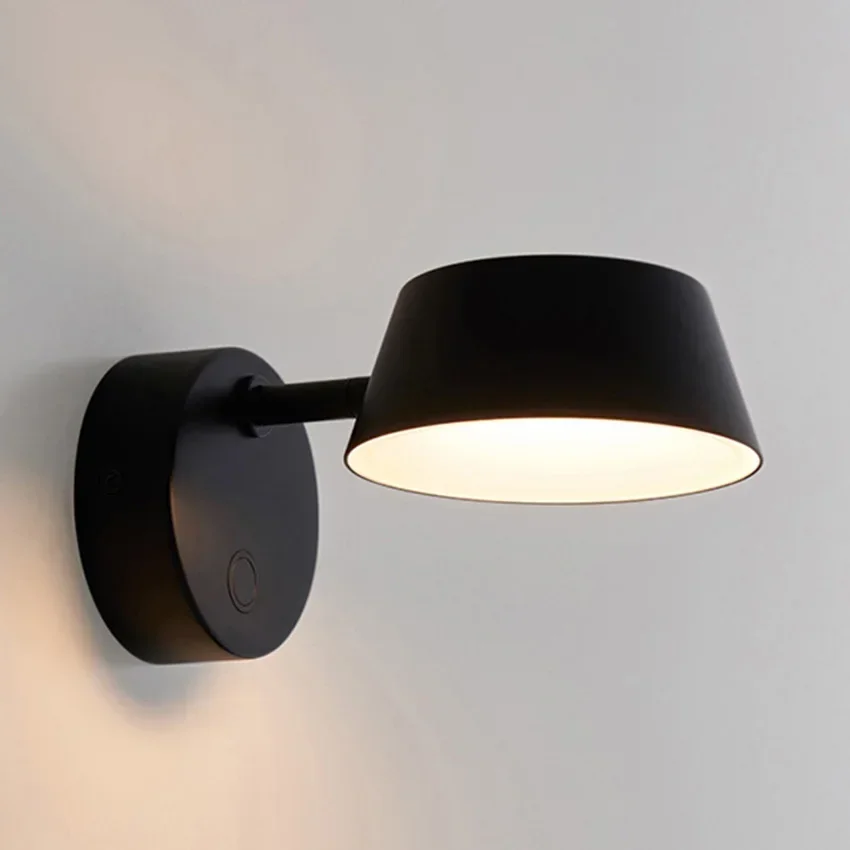 applique murale moderne rotative avec interrupteur en aluminium éclairage intérieur - Image 7