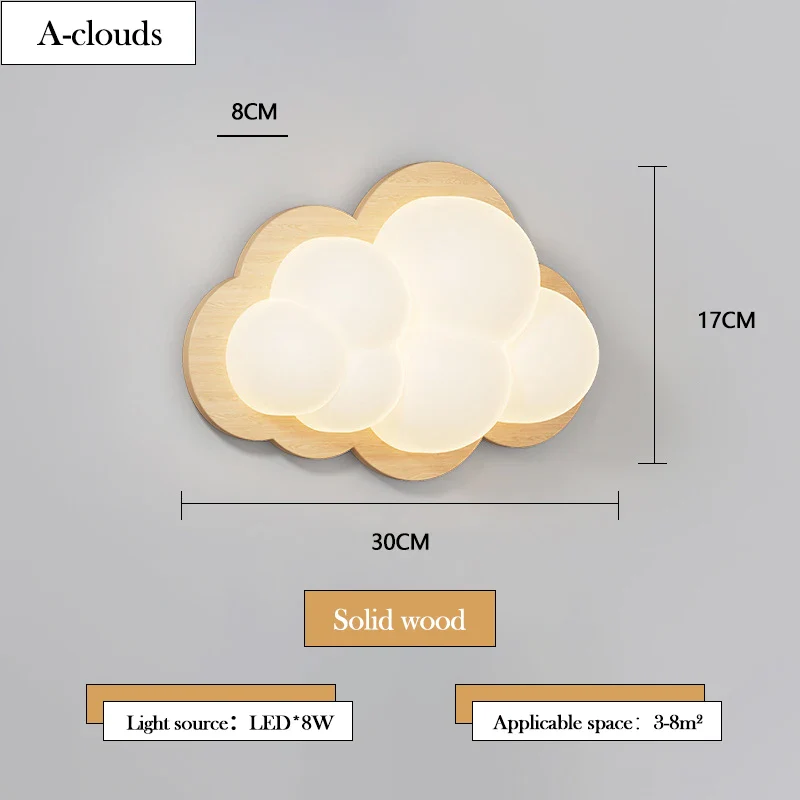applique murale nuage décorative pour chambre d'enfant - Image 7