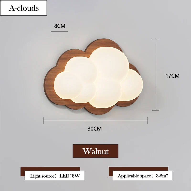 applique murale nuage décorative pour chambre d'enfant - Image 8