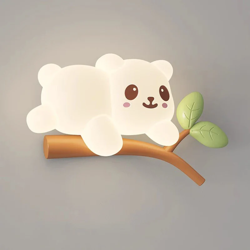applique murale ours créatif pour chambre d'enfant décoration lumineuse - Image 6