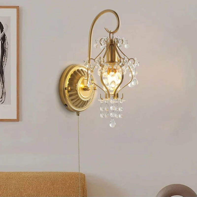 applique murale rétro en cristal pour décoration intérieure élégante - Image 3