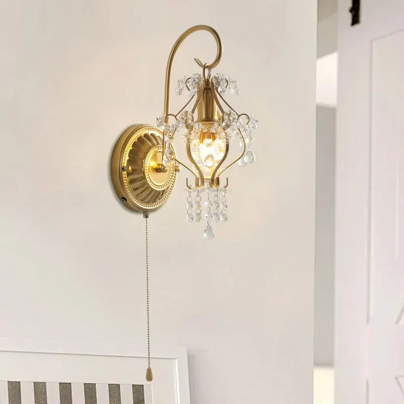 applique murale rétro en cristal pour décoration intérieure élégante - Image 5