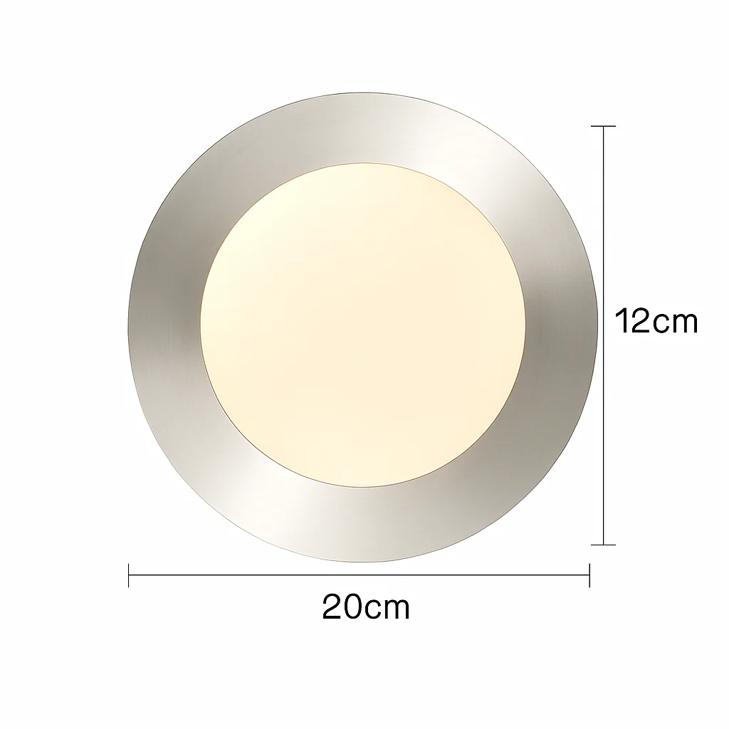 applique murale ronde moderne en verre style nordique - Image 12