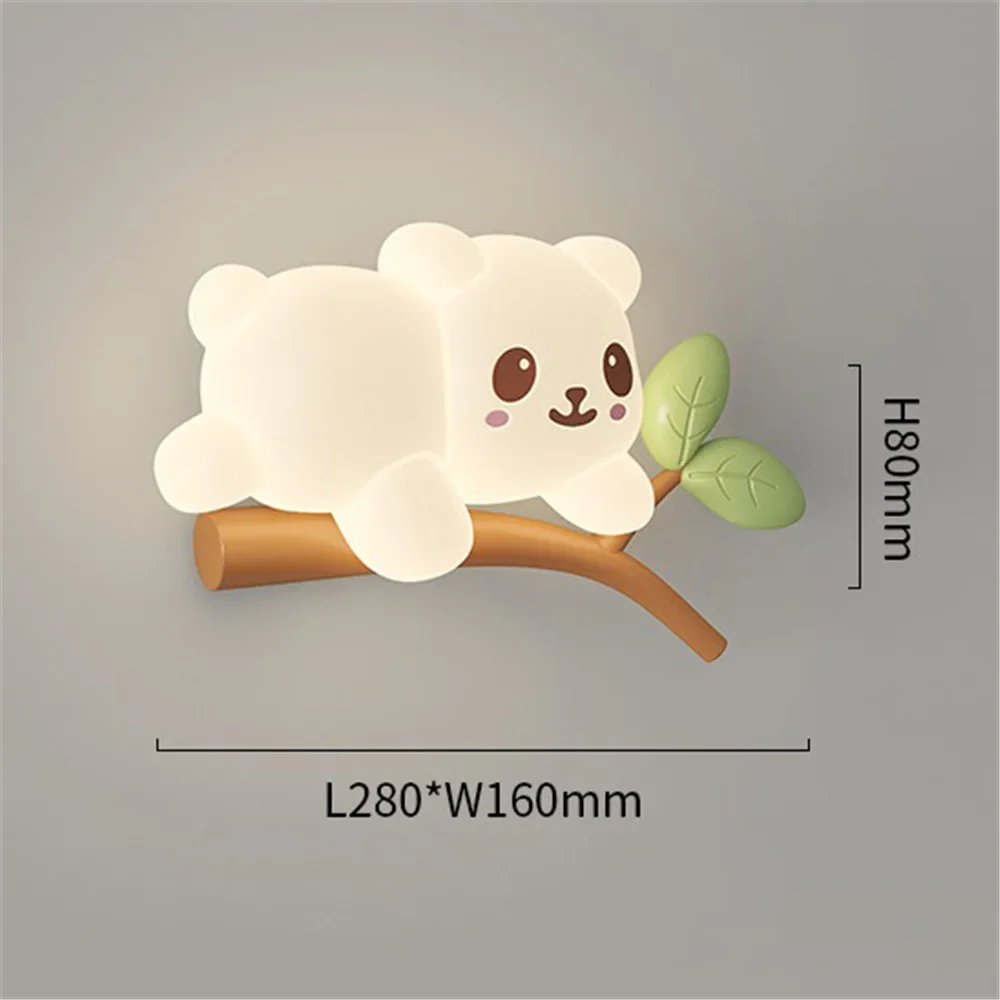 applique murale singe cartoon lumineuse pour chambre d'enfants - Image 7