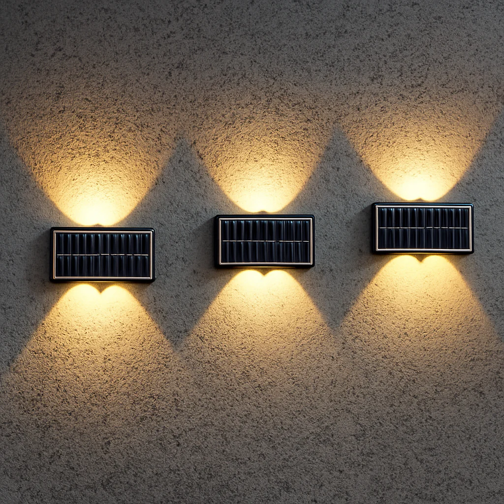 applique murale solaire extérieure led étanche pour jardin et balcon - Image 4