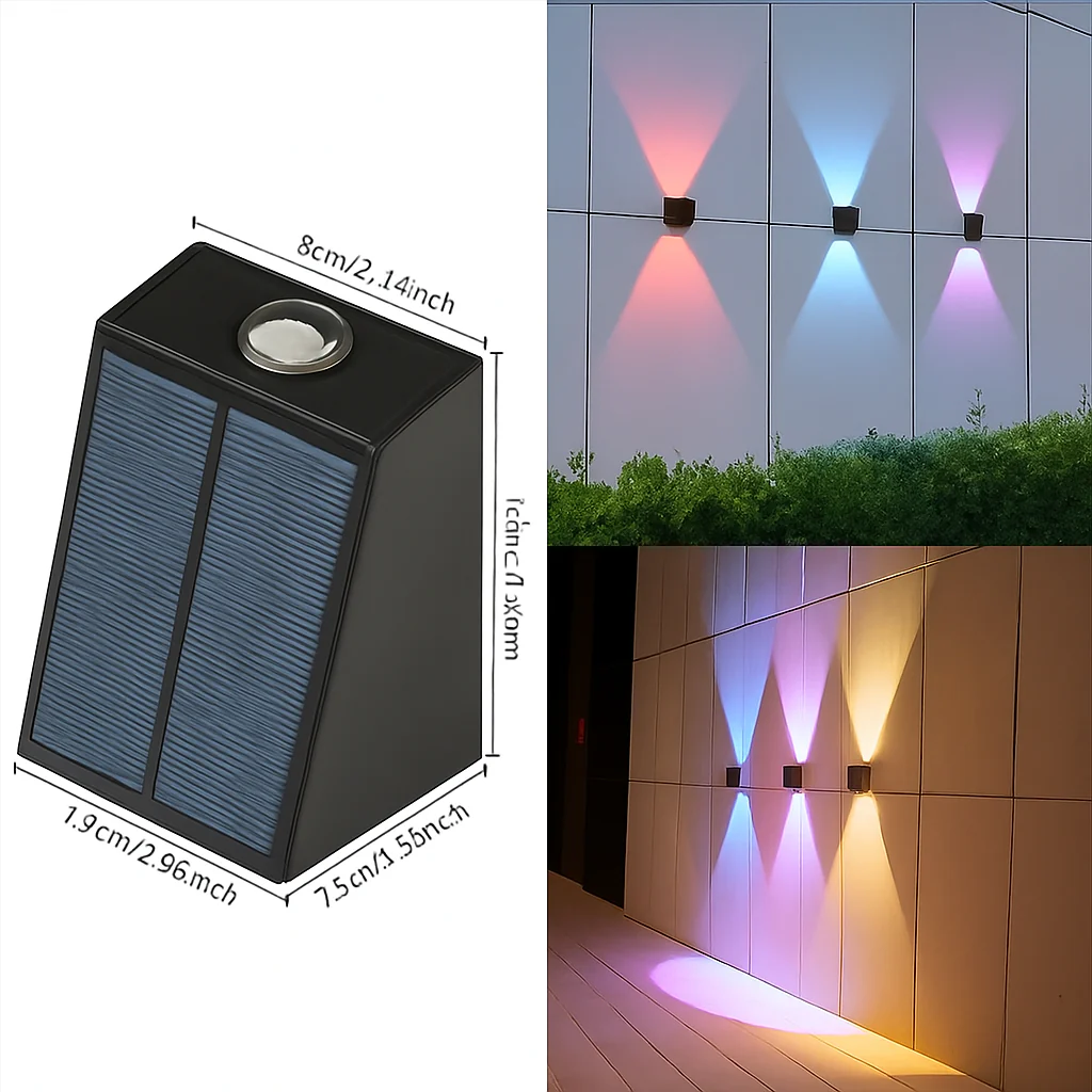 applique murale solaire pour jardin éclairage extérieur décoratif - Image 10
