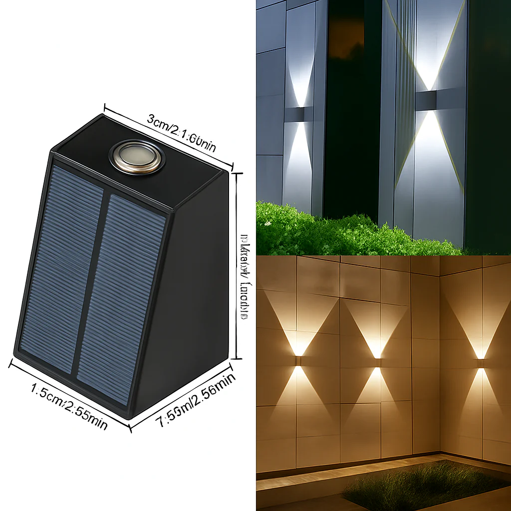 applique murale solaire pour jardin éclairage extérieur décoratif - Image 11