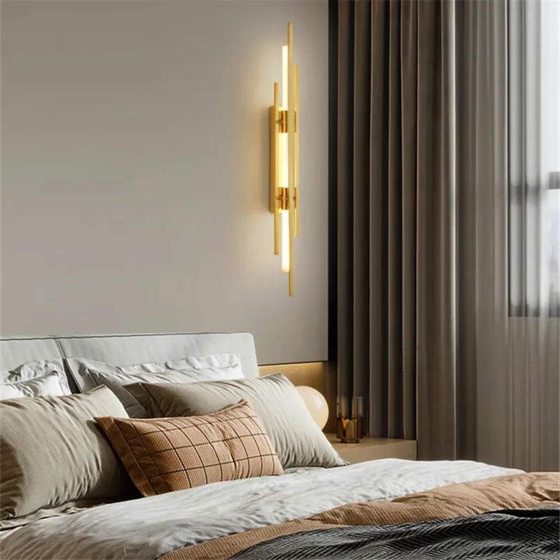 applique murale verticale à led en fer design élégant pour intérieur - Image 8