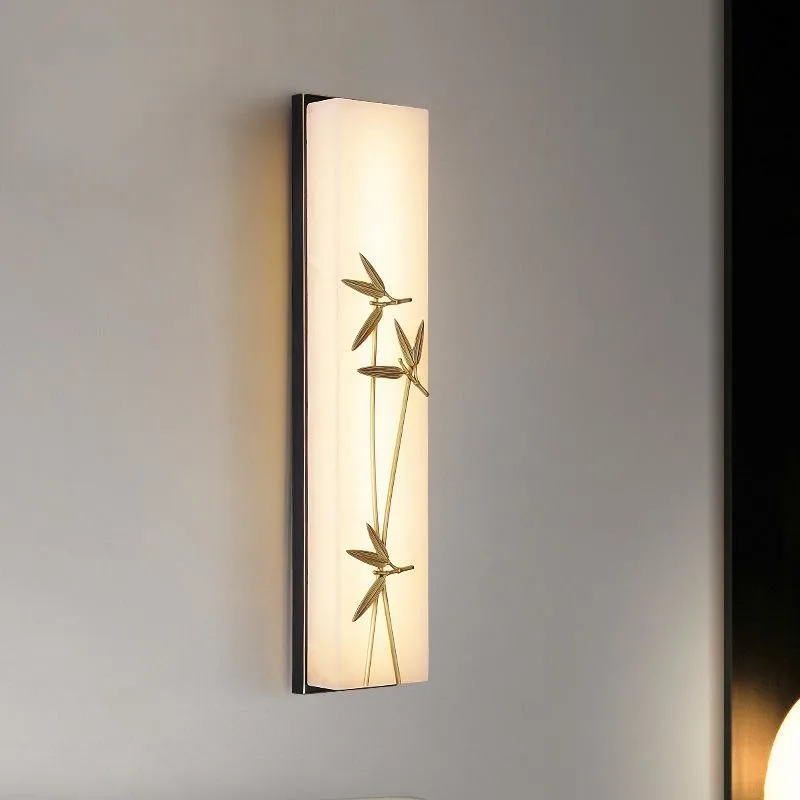 applique murale vintage en marbre à led pour extérieur jardin et cour - Image 2